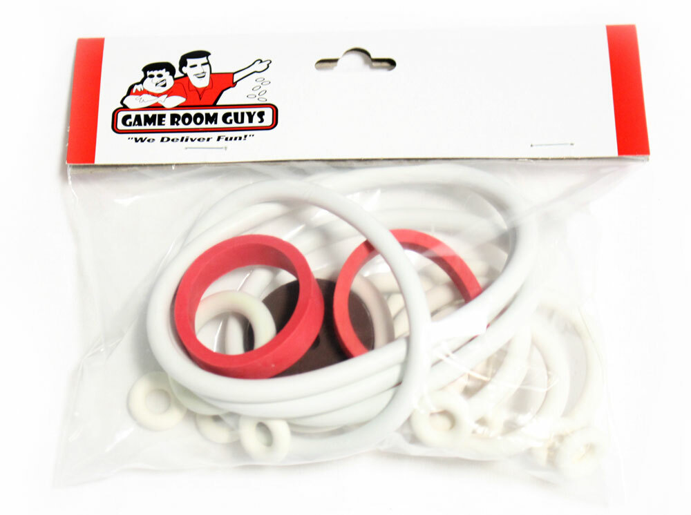 Gottlieb Roller Coaster Pinball Machine Replacement Repair Rubber Ring Kit White