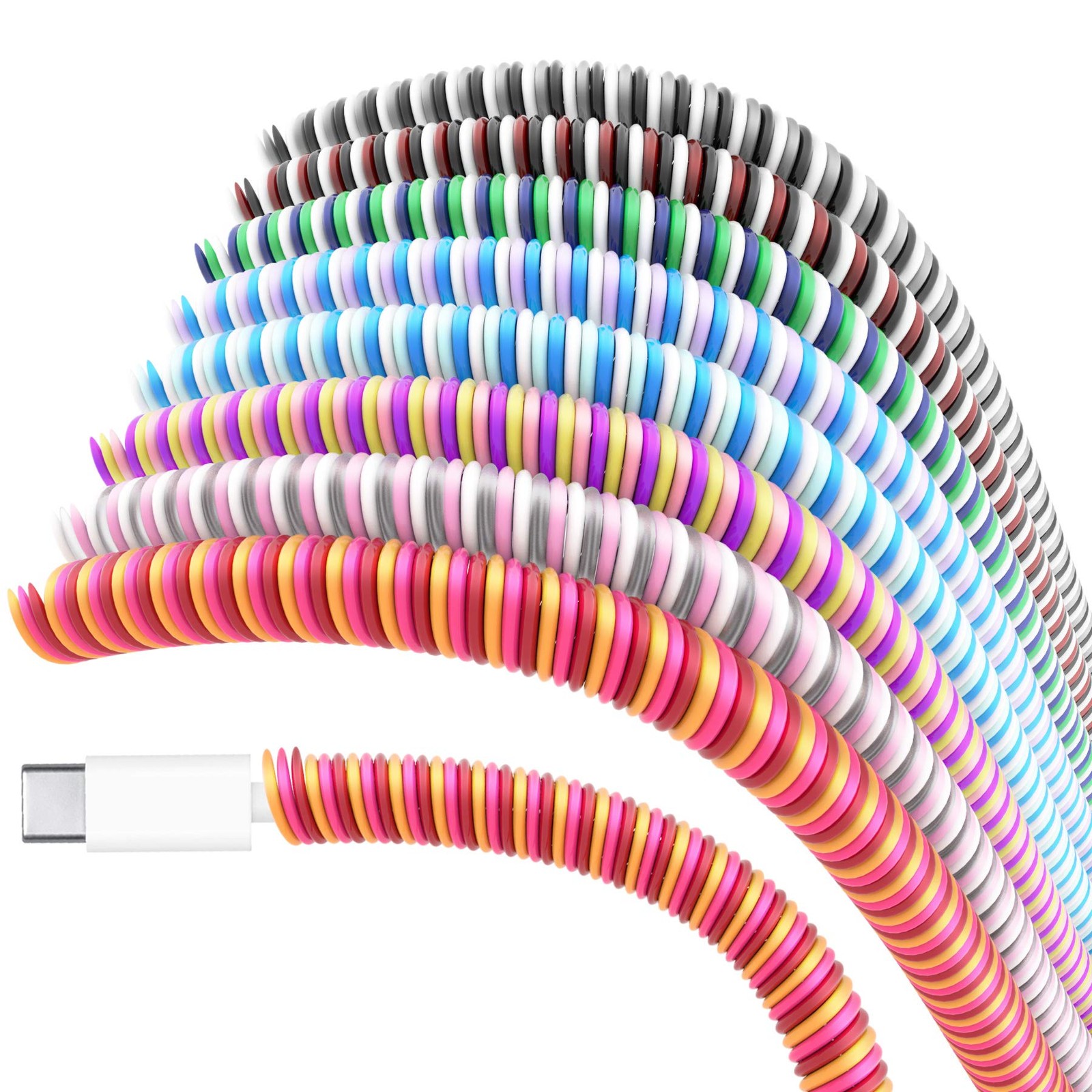Cable Protector/Wire Repair/Pets Chew Cable Protector/Headphone Saver, 8 Pc S...