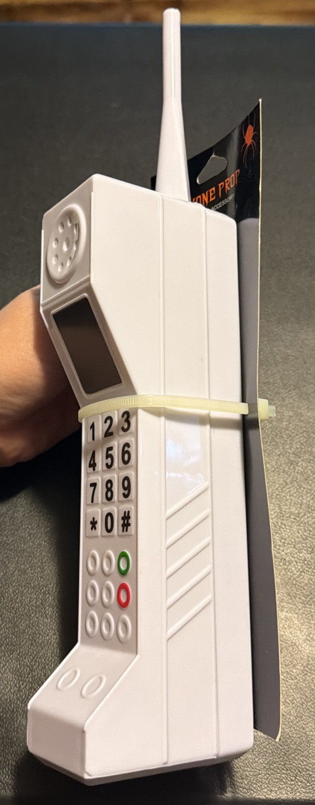 White Brick Phone Cosplay Scream Movie Prop - Casey Becker's Cordless Phone