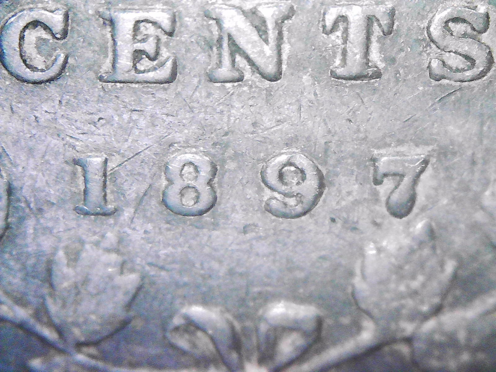 1897 - NARROW 8 - Canada 5 five cents - LOW COMBINED SHIP - C5-382