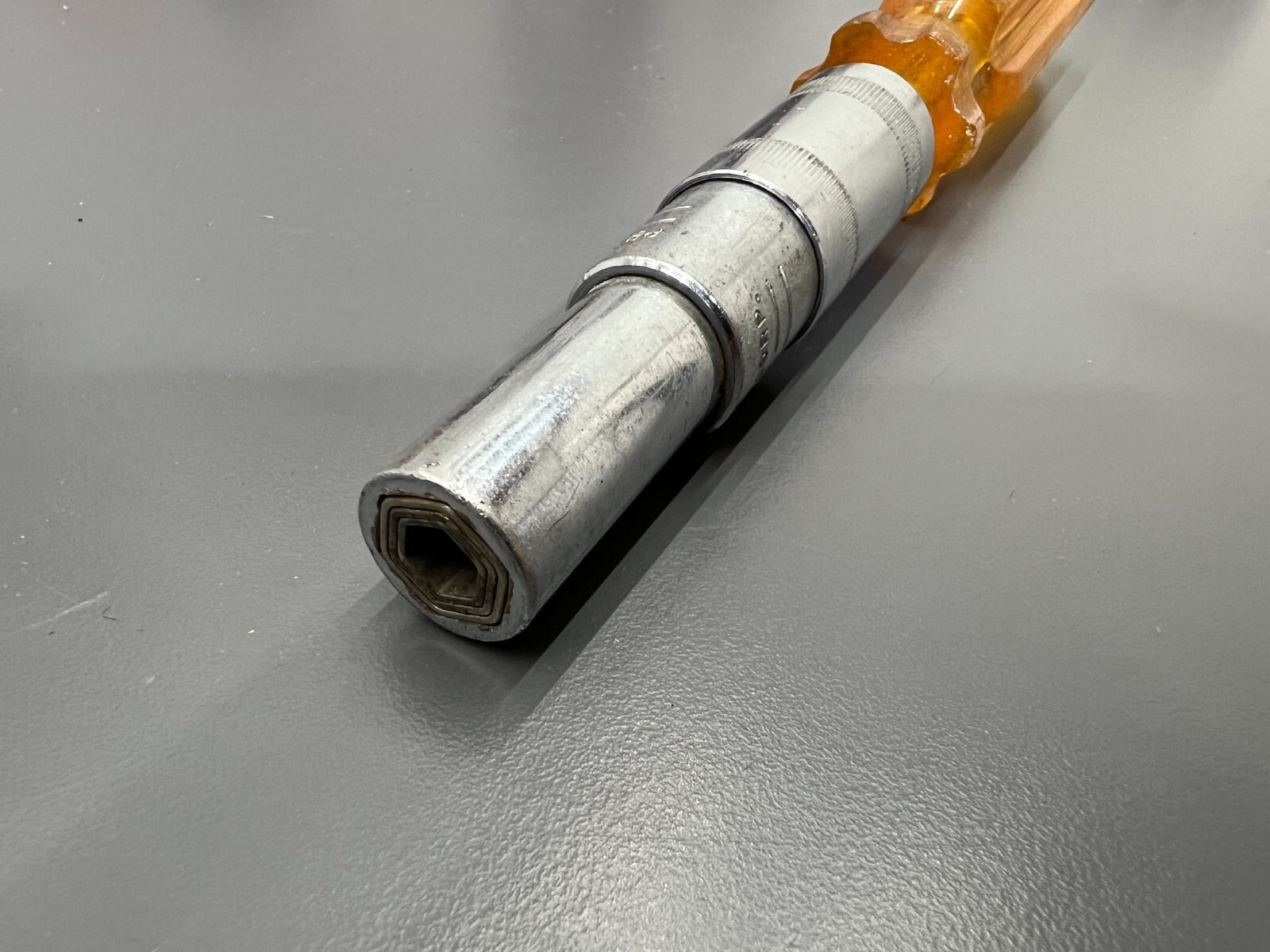 PROCESS ENGINEERING CORP. 5/16" SPRING LOADED ADJUSTABLE NUT DRIVER - VGC - USA