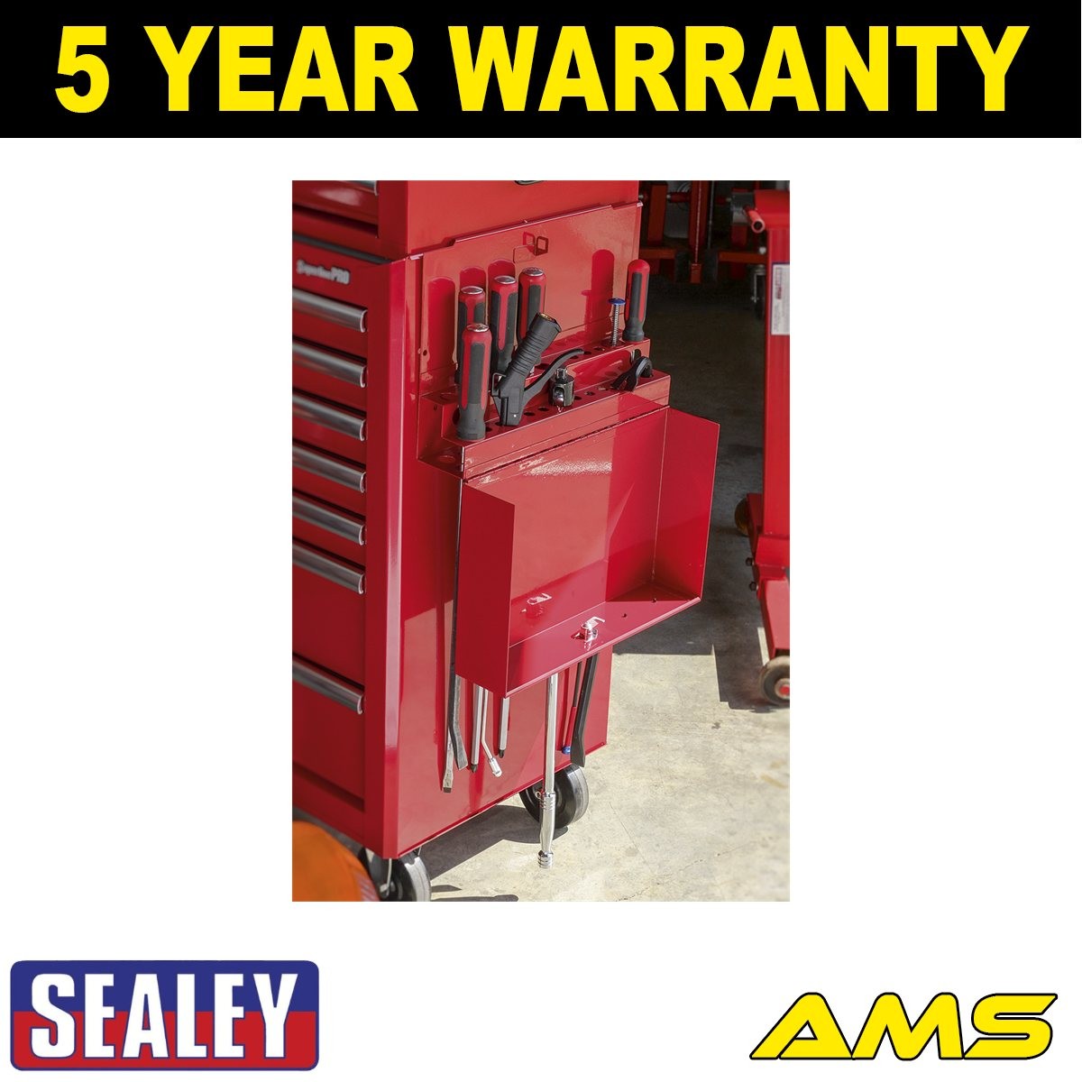 Sealey Side Cabinet for Long Handle Tools Red APLHT