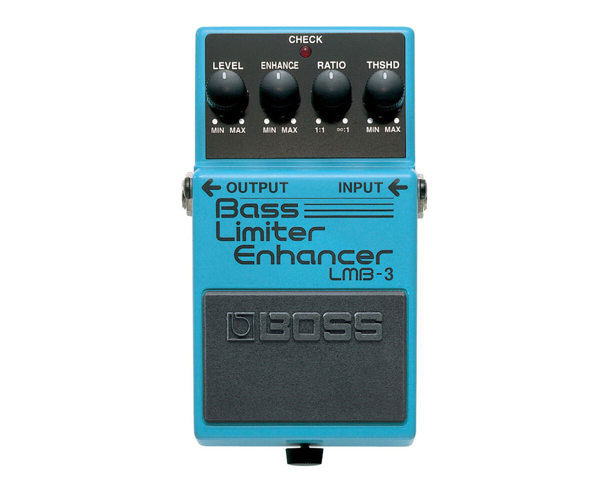 Boss LMB-3 Bass Limiter & Enhancer + Gator Patch Cable 3 Pack