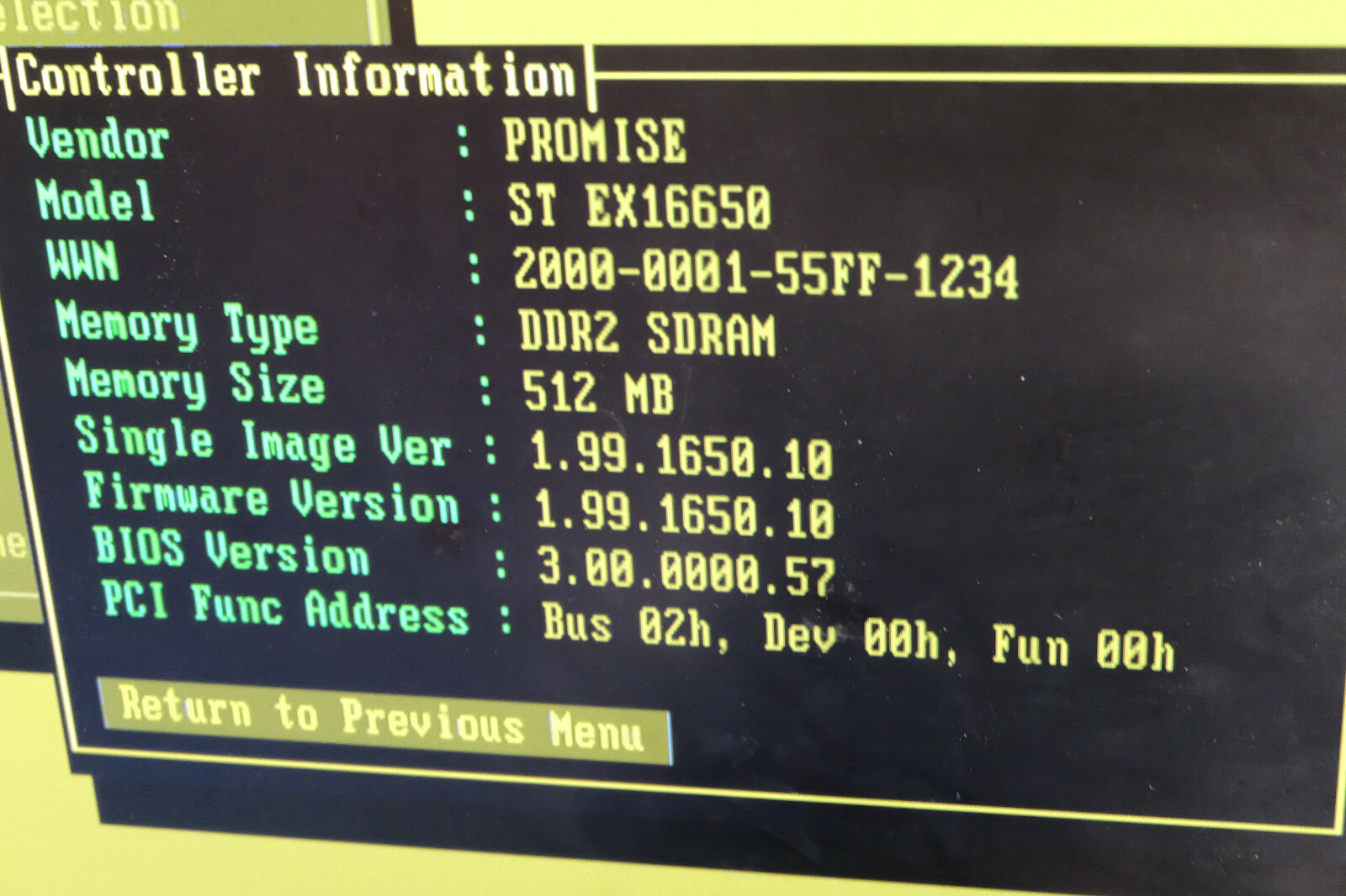 Promise SuperTrak EX16650 16 port SAS RAID Controller