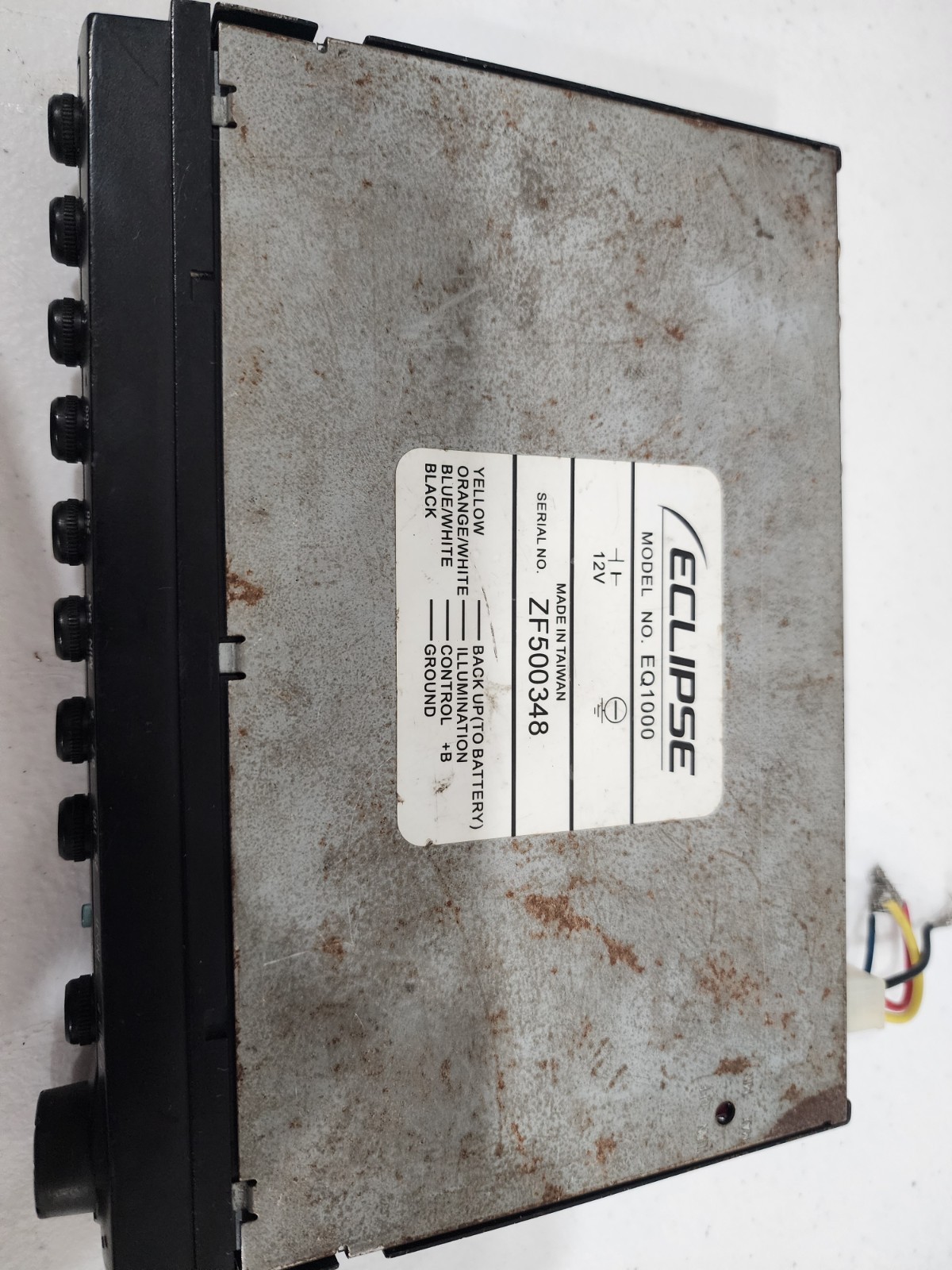 Eclipse EQ1000 Old School Car Equalizer Pre Amp eq1000