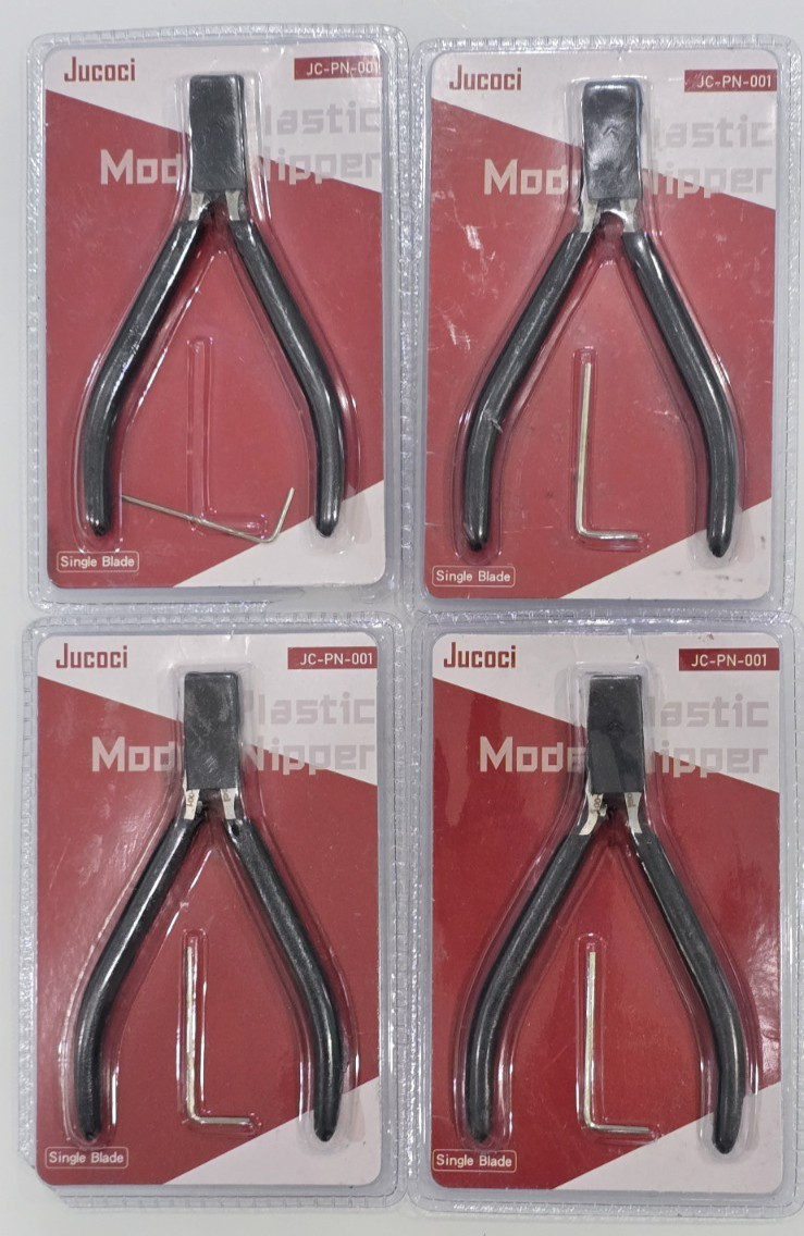 JUCOCI PLASTIC MODEL NIPPER JC PN 001 LOT OF 4
