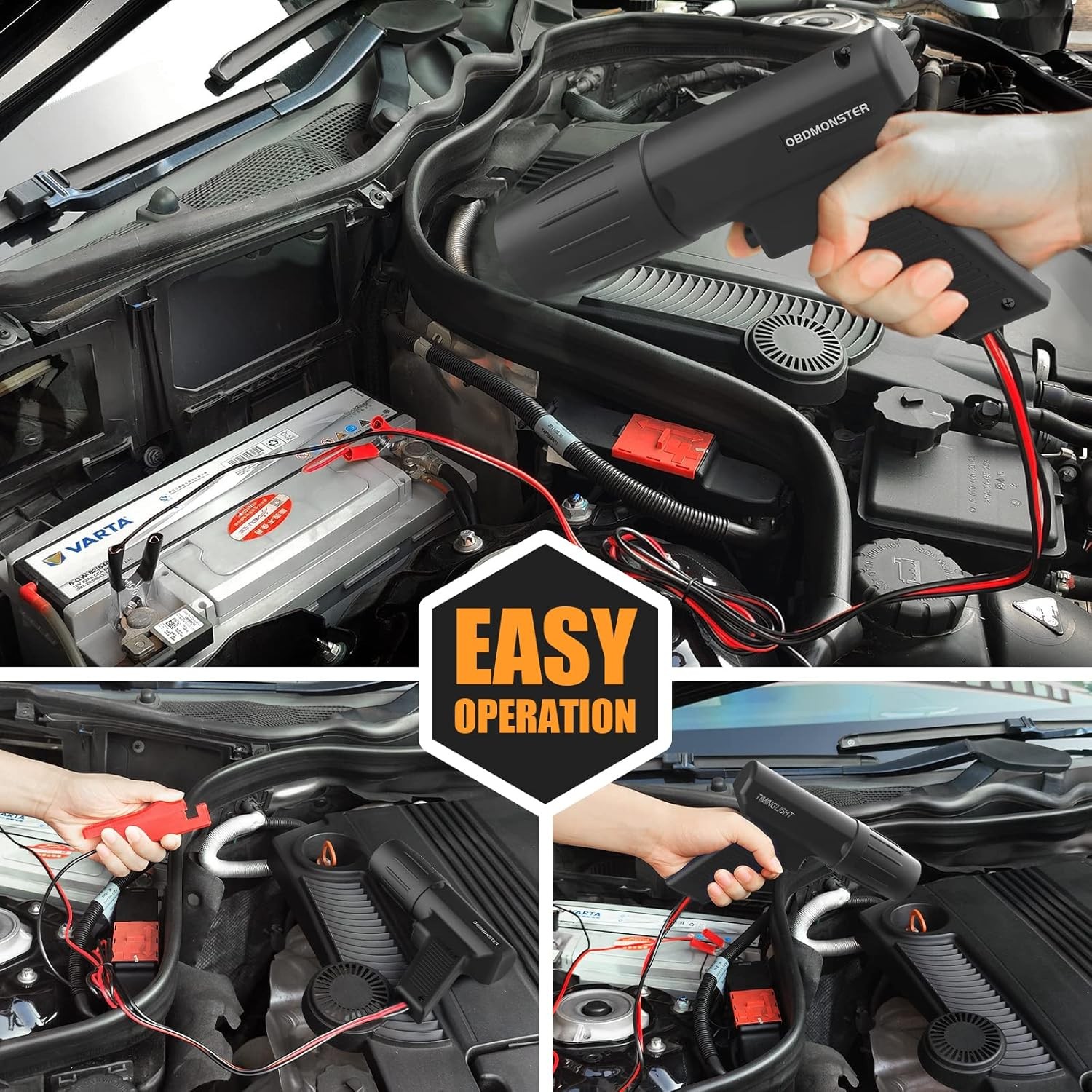 Engine Timing Light Tester Gas Petrol Diagnostic Testing Tool