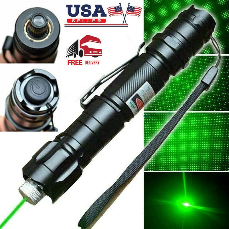 2in1 532nm Green Laser Pointer Pen Light Astronomy Beam Rechargeable Lazer