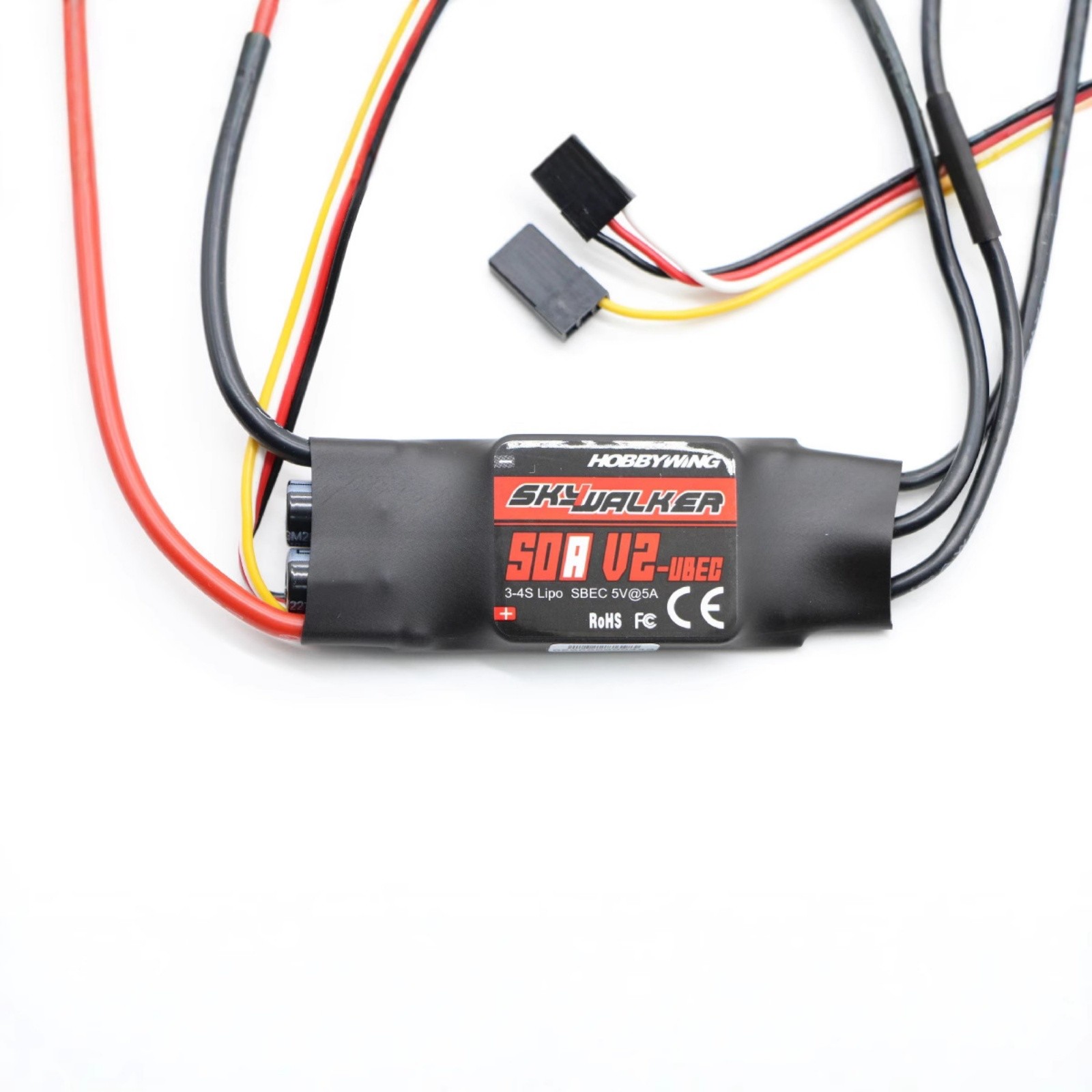 Hobbywing Skywalker 50A V2 Brushless ESC 3-4S for RC Plane Helicopter