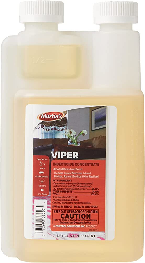 16 Oz Viper Insect Control Insecticide 25.3% Similar to Demon No Ship to NY CT