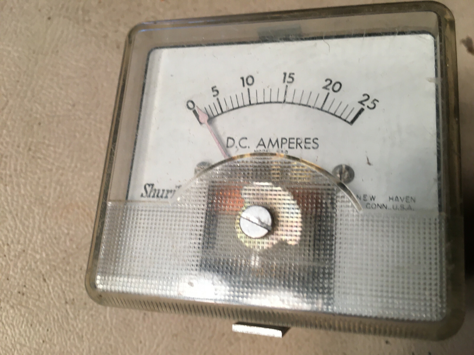 Shurite model 850 0-25 DC Amperes Meter