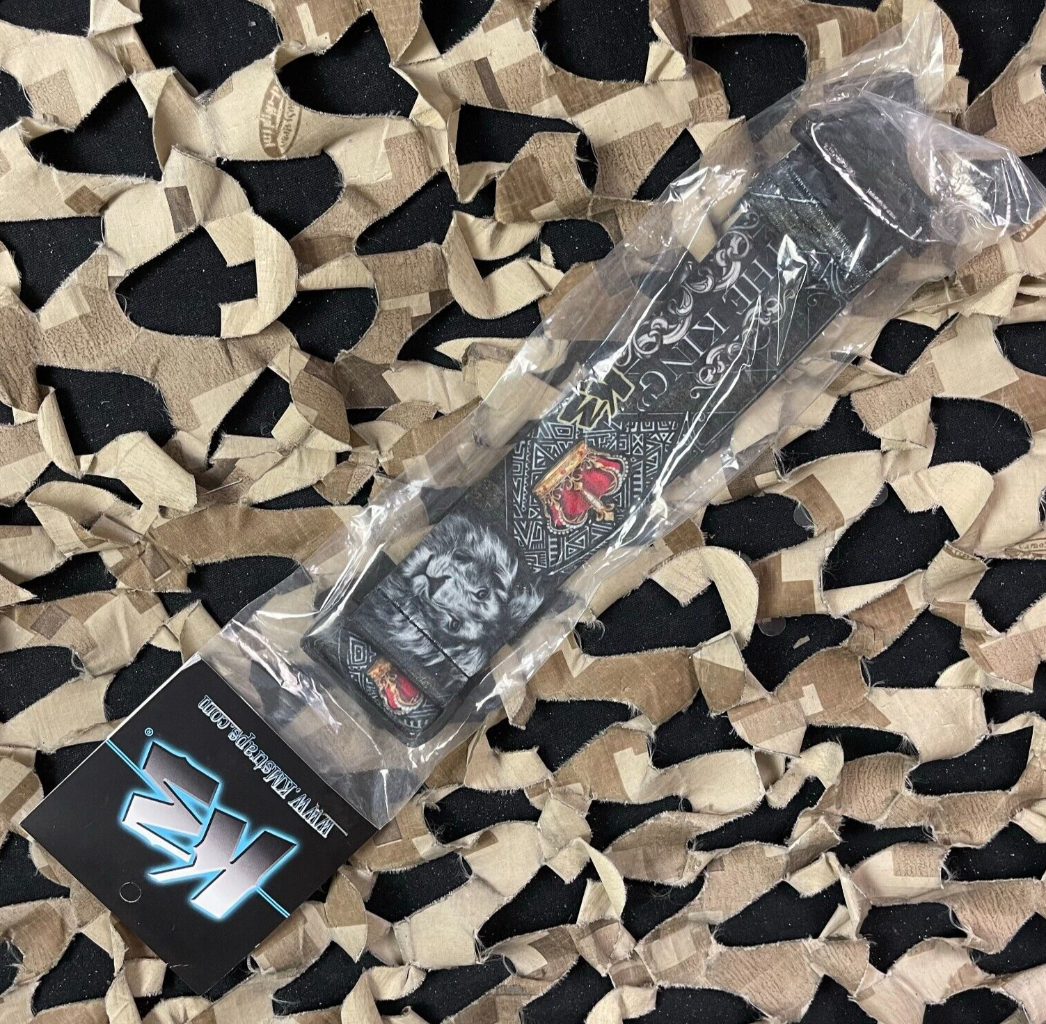 NEW KM Paintball Universal JT Goggle Strap - Limited Edition The King