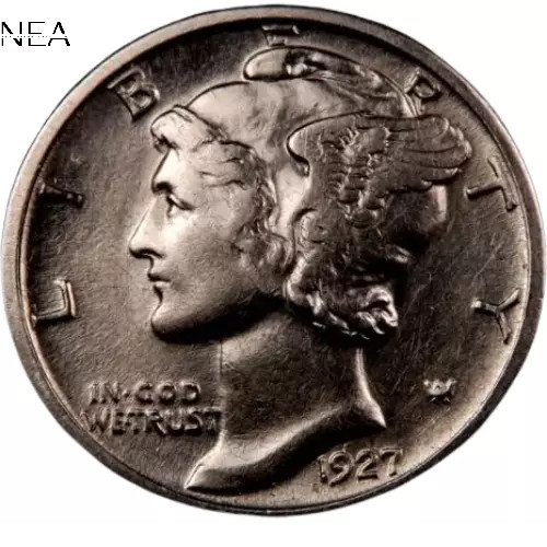 1927-S Mercury Dime ~ Borderline Uncirculated (AU++) ~ 90% Silver