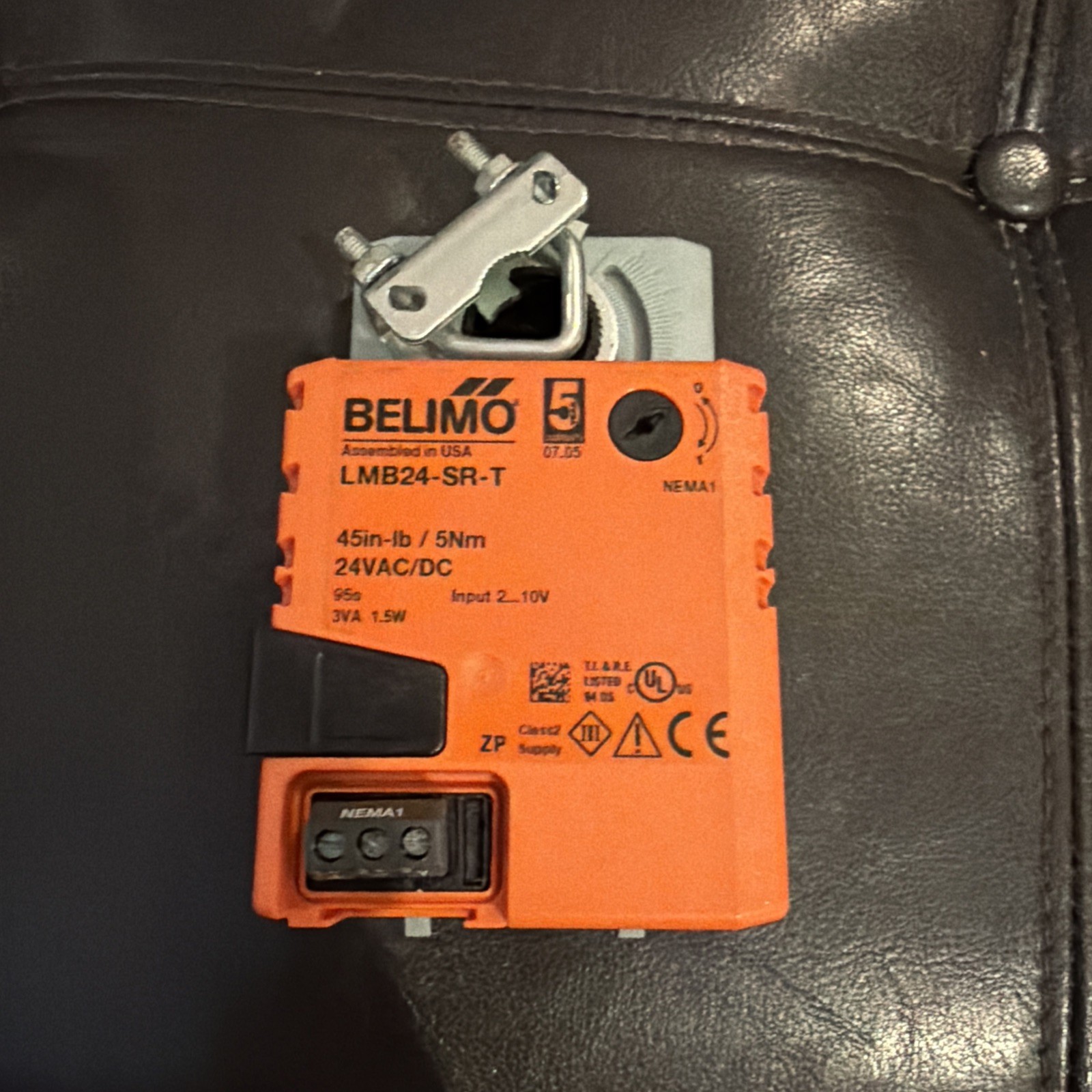 Belimo LMB24-SR-T Non-Fail Safe Actuator 45 in-lb HVAC Damper 24VAC/DC