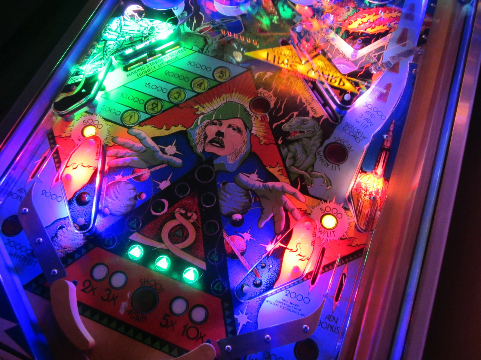 TIME WARP Pinball LED Lighting Kit custom SUPER BRIGHT KIT