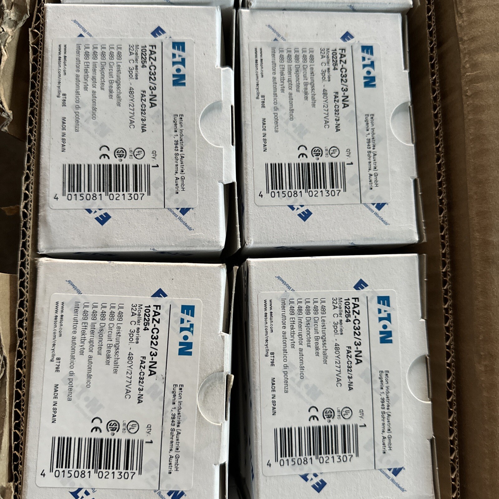 Eaton Corporation FAZ-C32/3-NA / FAZC323NA - New In Box