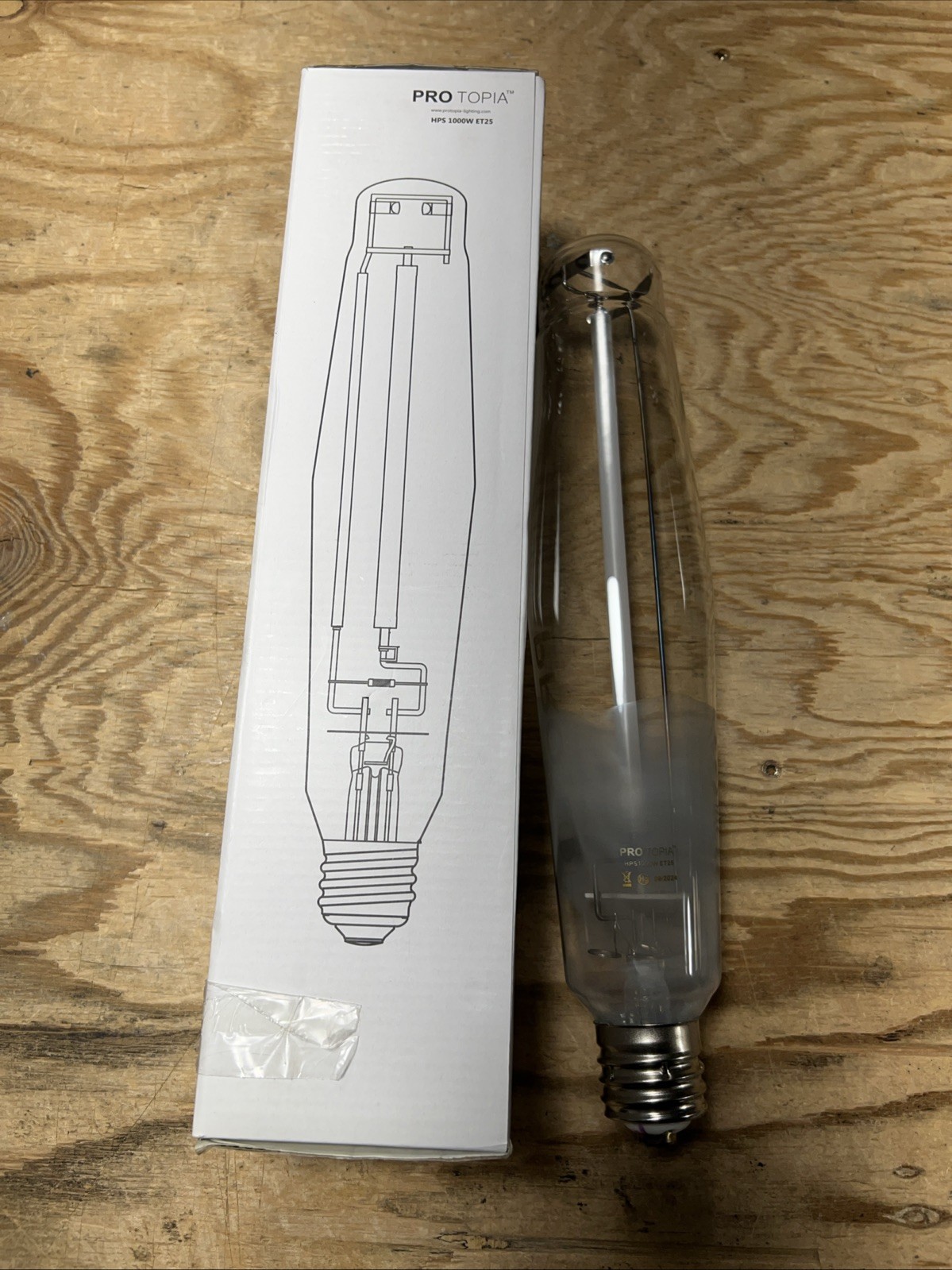 ProTopia HPS 1000W ET25 Light Bulb USED See Photos
