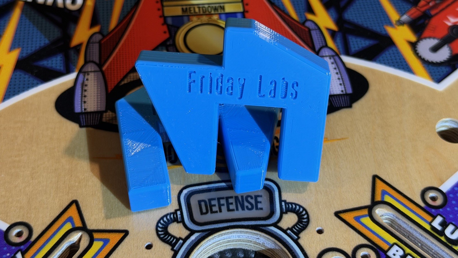 Blue Non-Marring Pinball Playfield Jacks