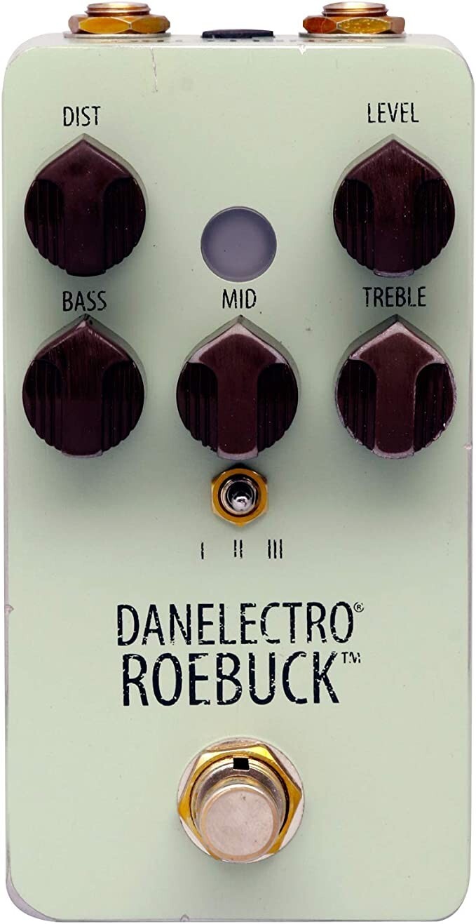NEW DANELECTRO ROEBUCK ROE-1 Distortion Overdrive Guitar Pedal