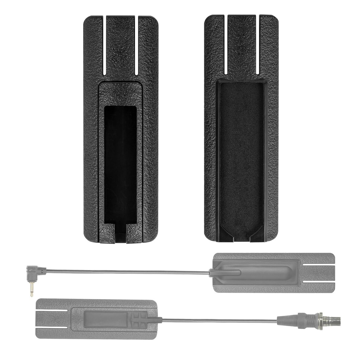 Tactical Flashlight Tape Switch Plate Mount Kit Pressure Mount for PEQ Picatinny