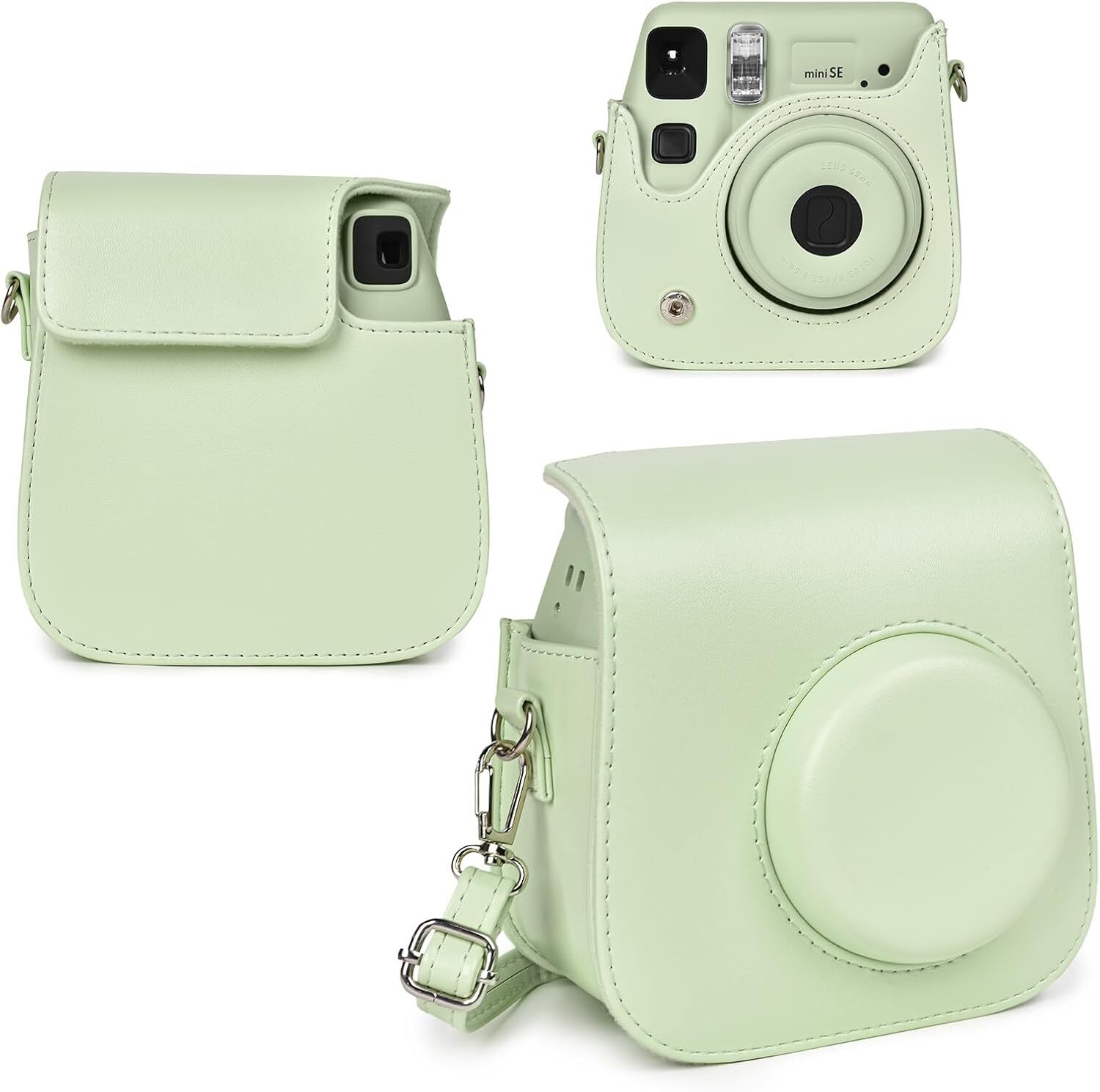 Fujifilm instax Mini 7+ / SE Instant Camera Case Cover Bag with Removable Strap