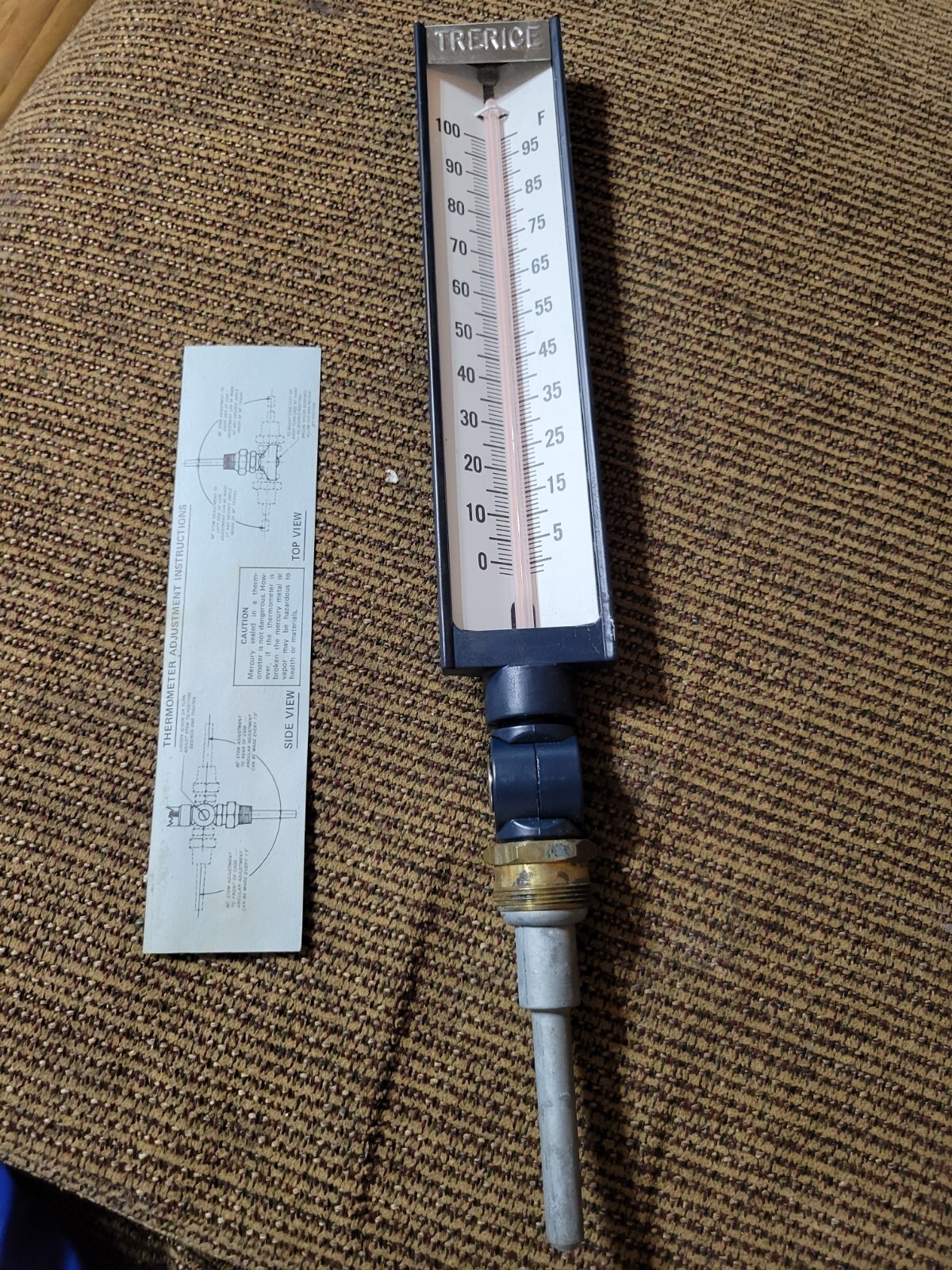 TRERICE Thermometer 0-100 F