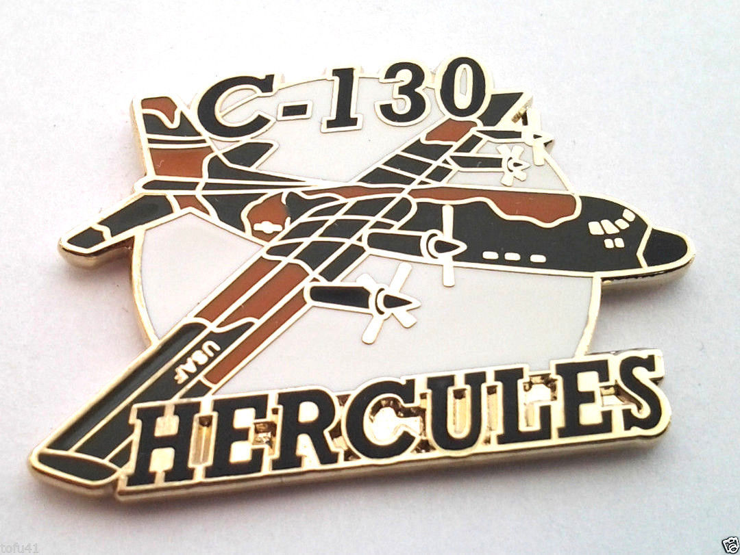 C-130 HERCULES CAMO (1-1/4") US AIR FORCE Military Hat Pin P18089 EE