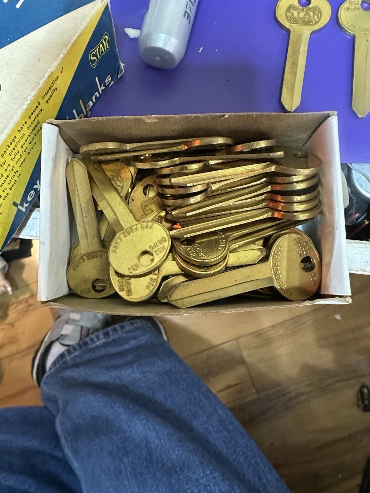 42 Pcs. Star OFD10  BRASS  62HG Key Blanks   Locksmith NOS