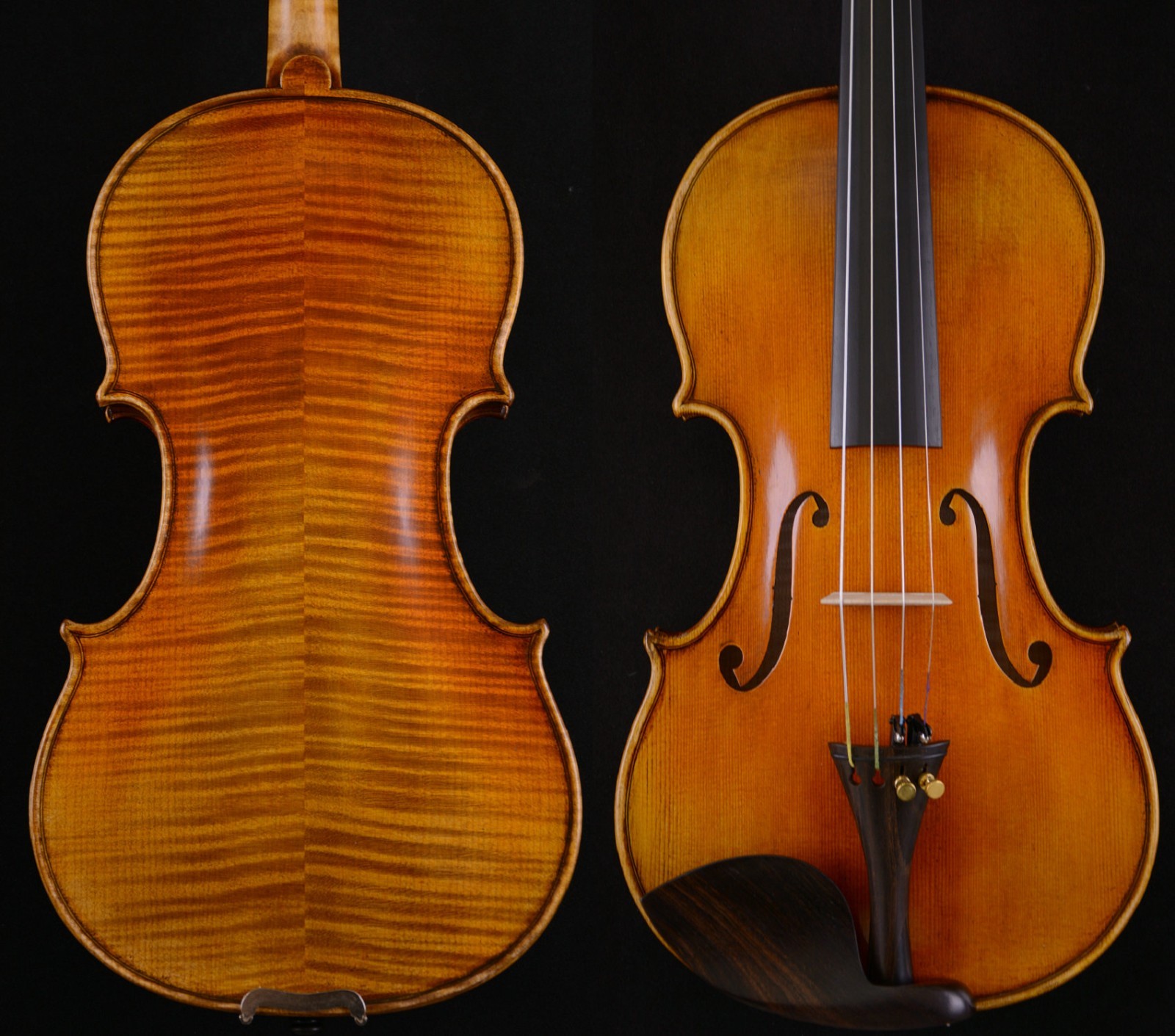 A Fine Master Violin Guarneri del Gesu 1743 Cannone Violin Fantastic Sound W-04