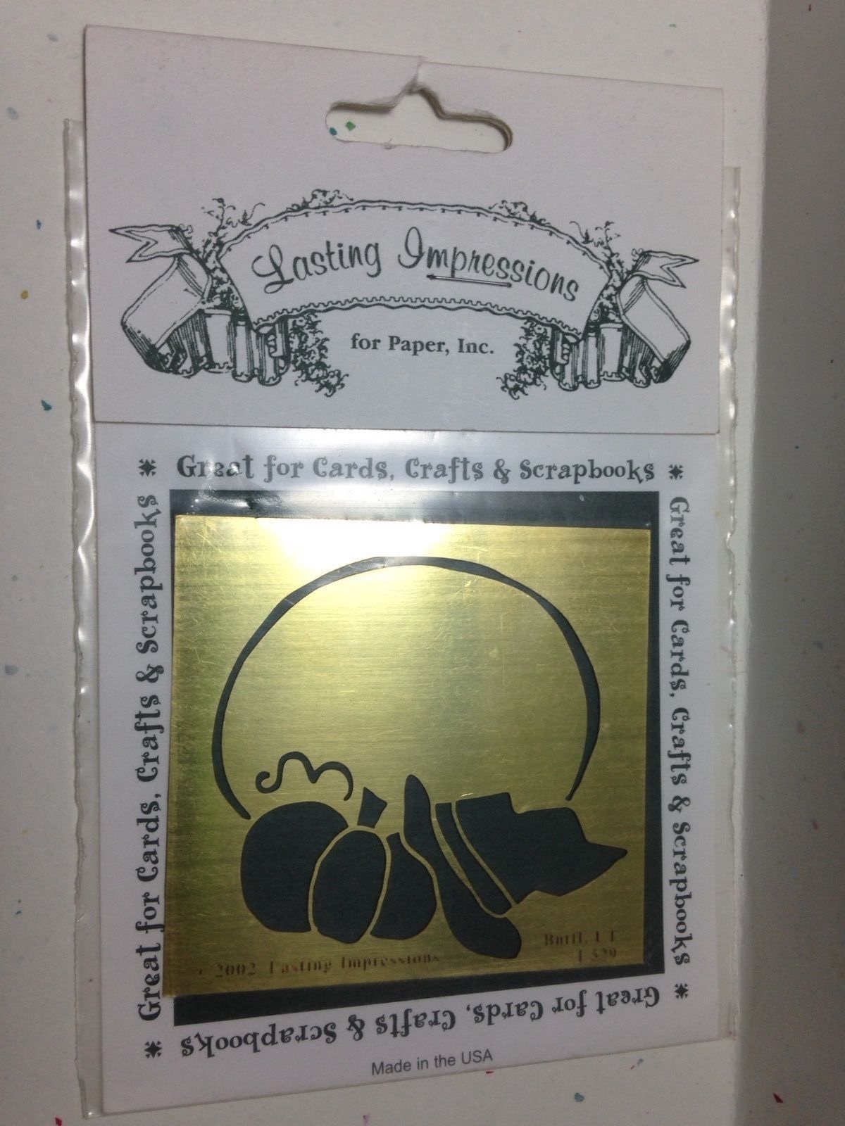 Lasting Impressions Brass Stencils Thanksgiving - L529 - NEW