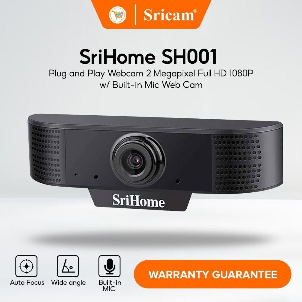 Sricam SriHome SH001 Plug and Play Webcam Used