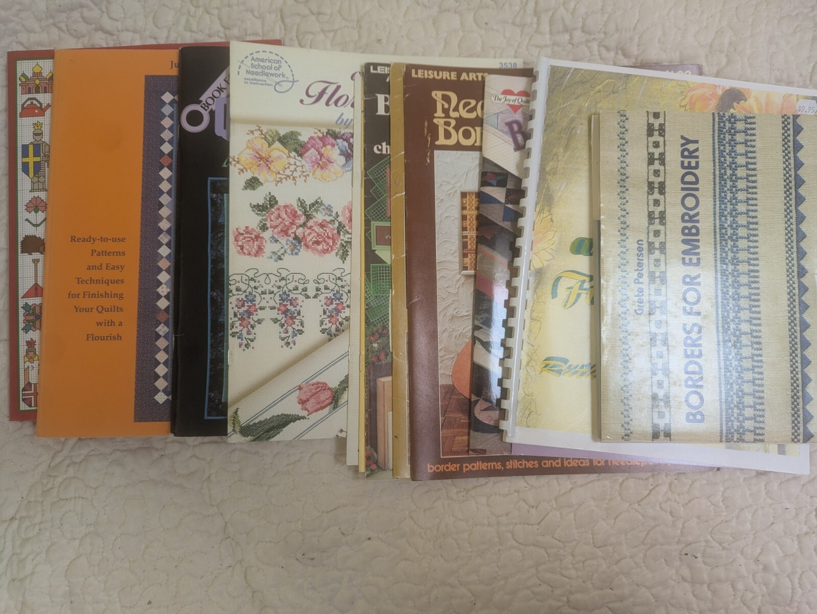 quilt cross stitch embroidery borders books patterns