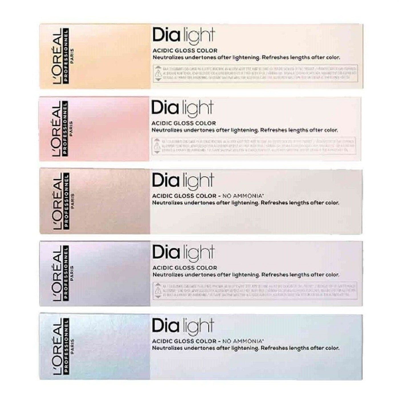 Loreal DiaLIGHT Acidic Demi-Permanent Hair Color (New Pearl Boxes ~ 1.7 oz.!