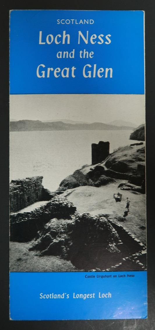Loch Ness and the Great Glen Scotland Travel Souvenir Pamphlet Booklet 1962