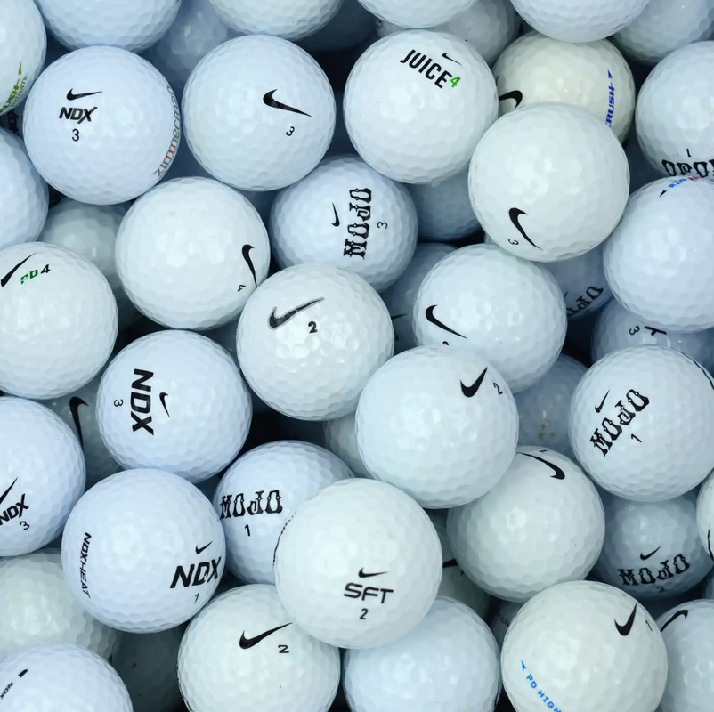 48 Nike Mix Golf Balls, Mix Of Top Nike Golf Ball Styles, Mint / AAAAA Quality