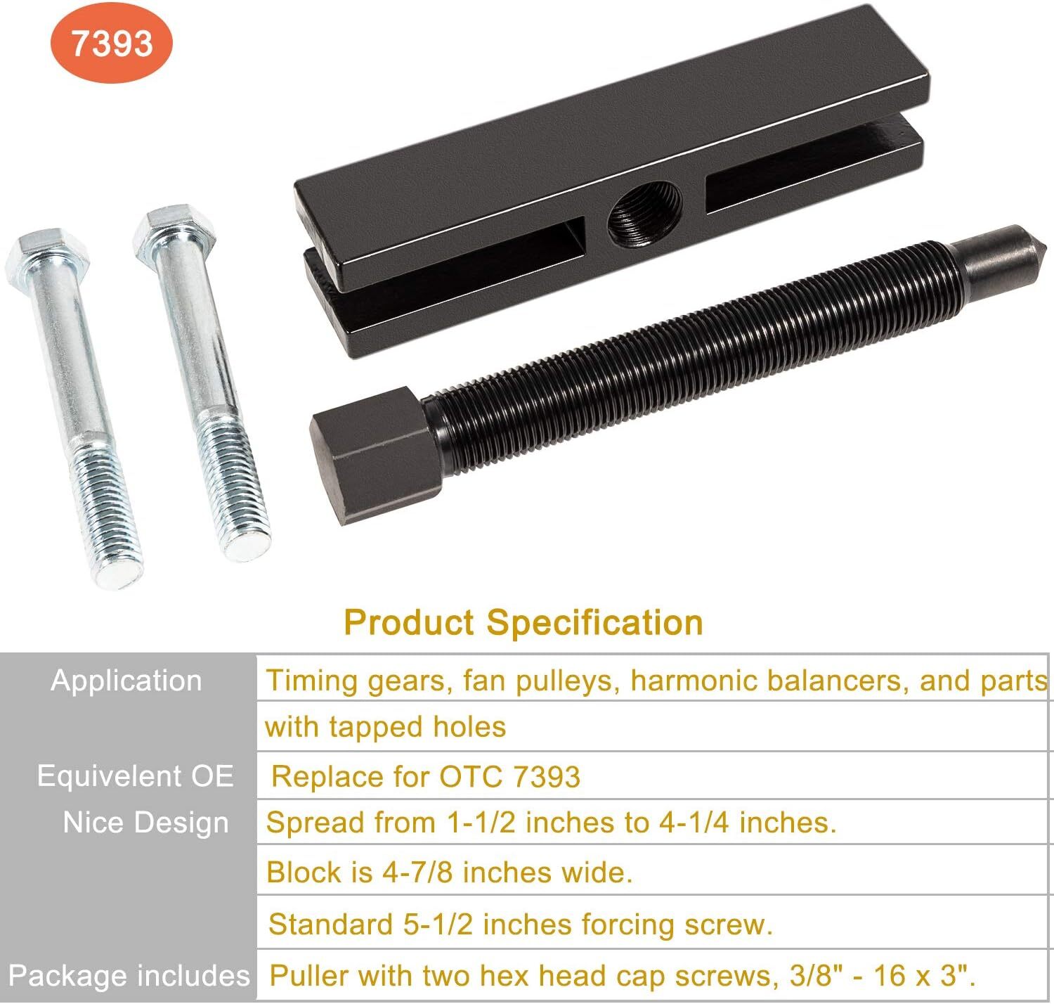 8056 Shaft Protector Set 7393 Gear Pulley Puller 522 Large Gear Pulley Puller