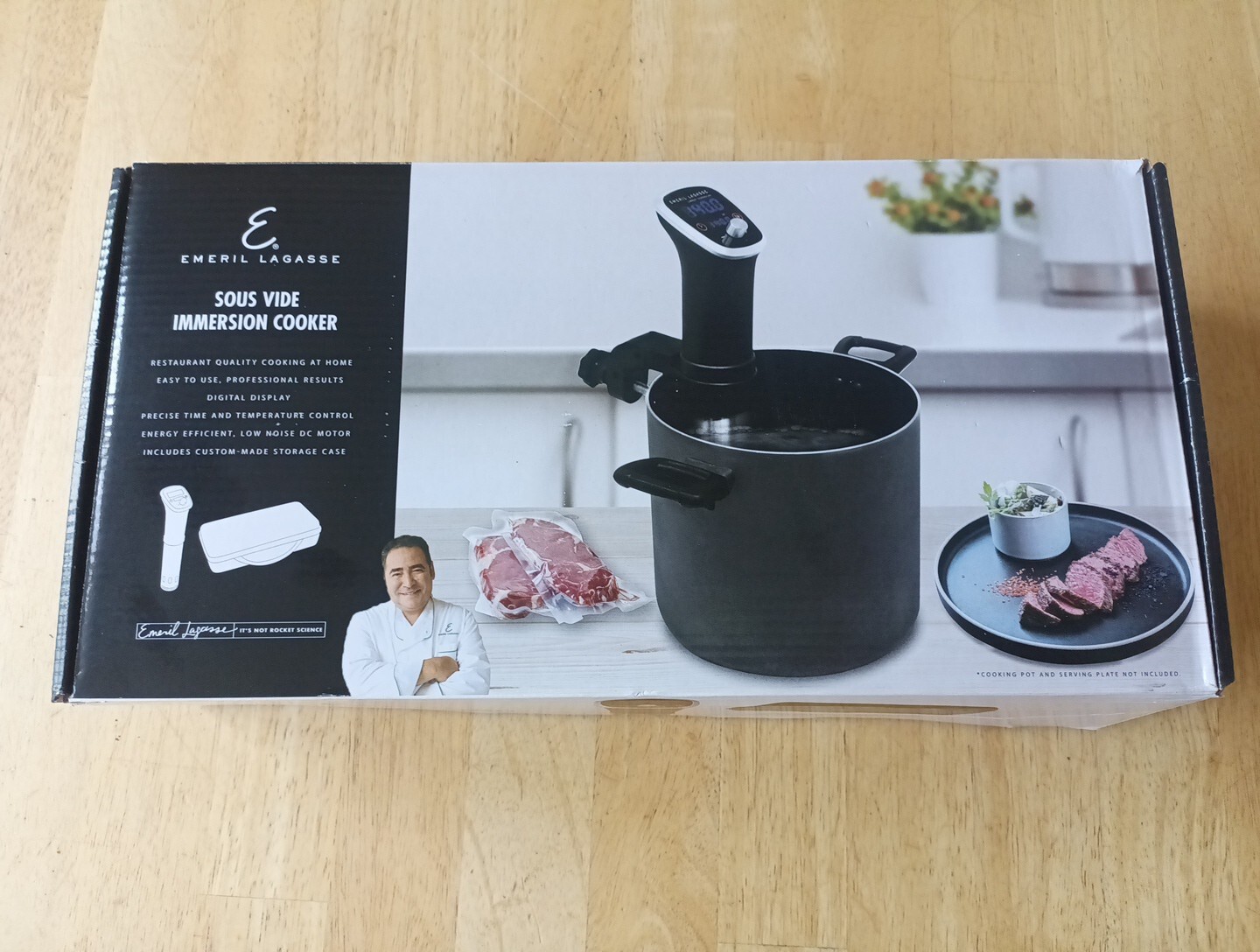 Emeril Lagasse Digital Touchscreen Sous Vide Cooker Immersion Circulator...
