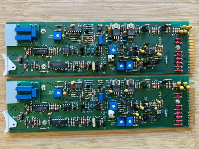 LOT of 2 Leitch (BI) VEA-682 Video Equalizing Amplifier Module Plug-In Cards