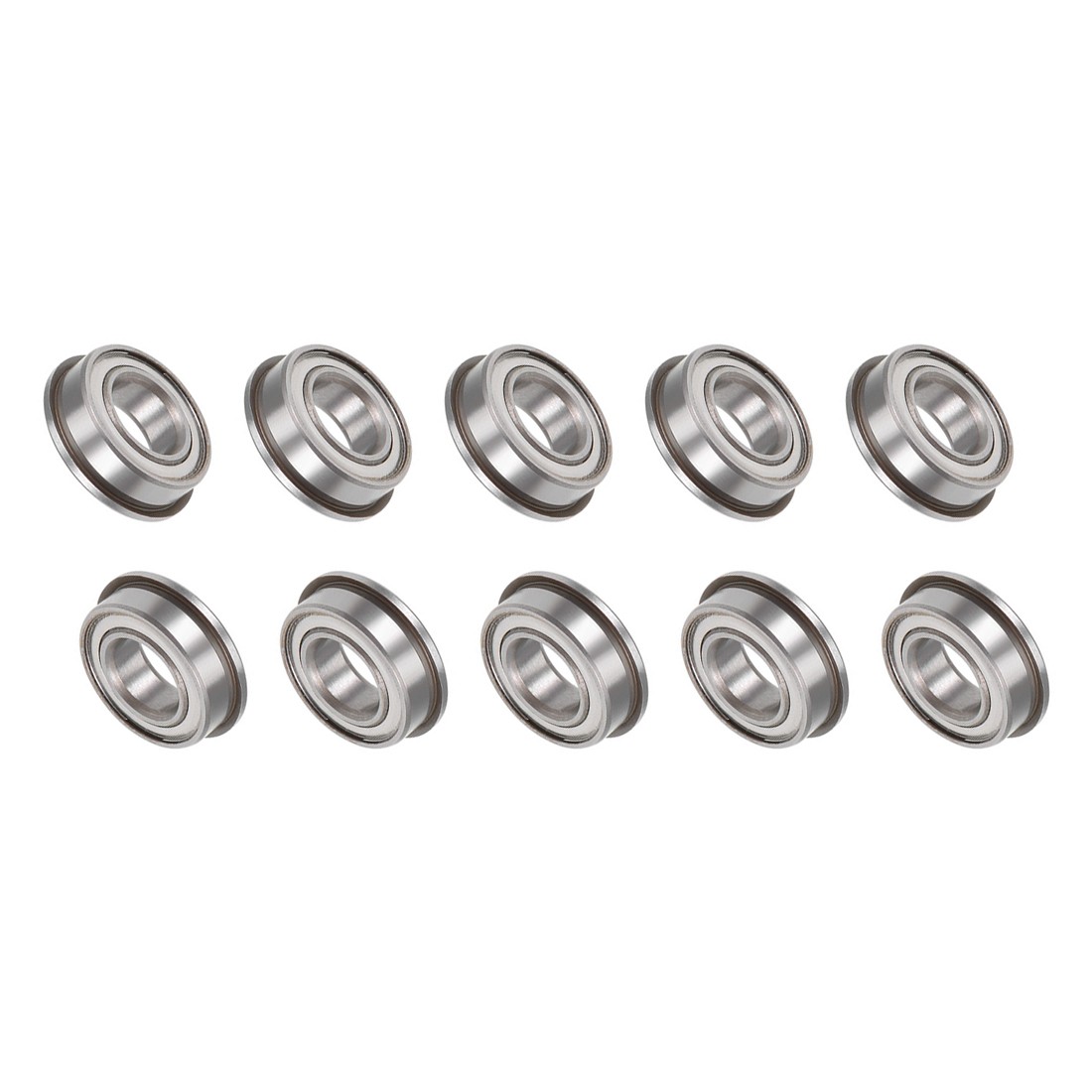 Flange Ball Bearing F688ZZ Shielded Chrome Bearings 10Pcs