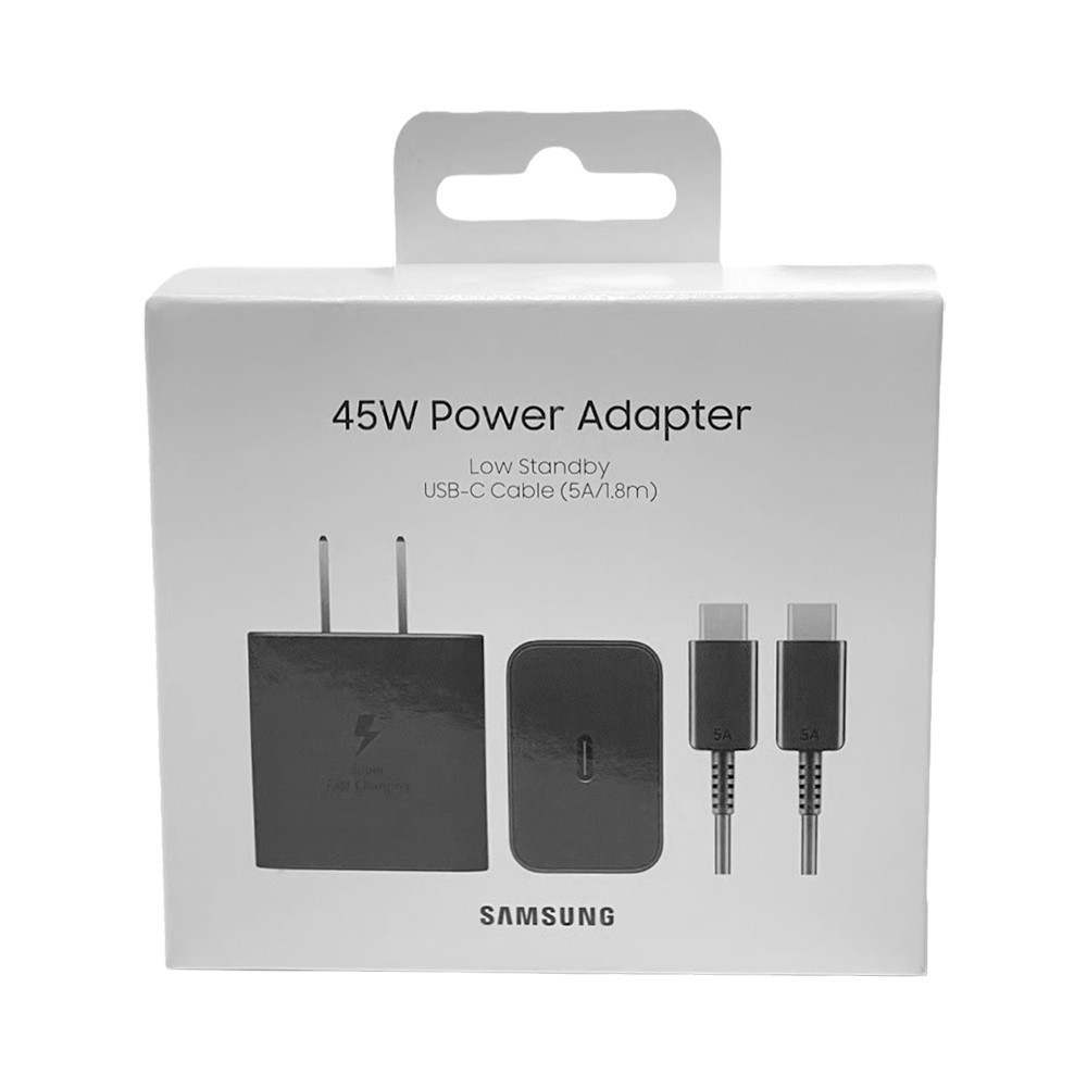 Samsung T4511 45W PD 3.0 Power Adapter w/ 6 ft. Cable for Galaxy S26 S25 +/Ultra
