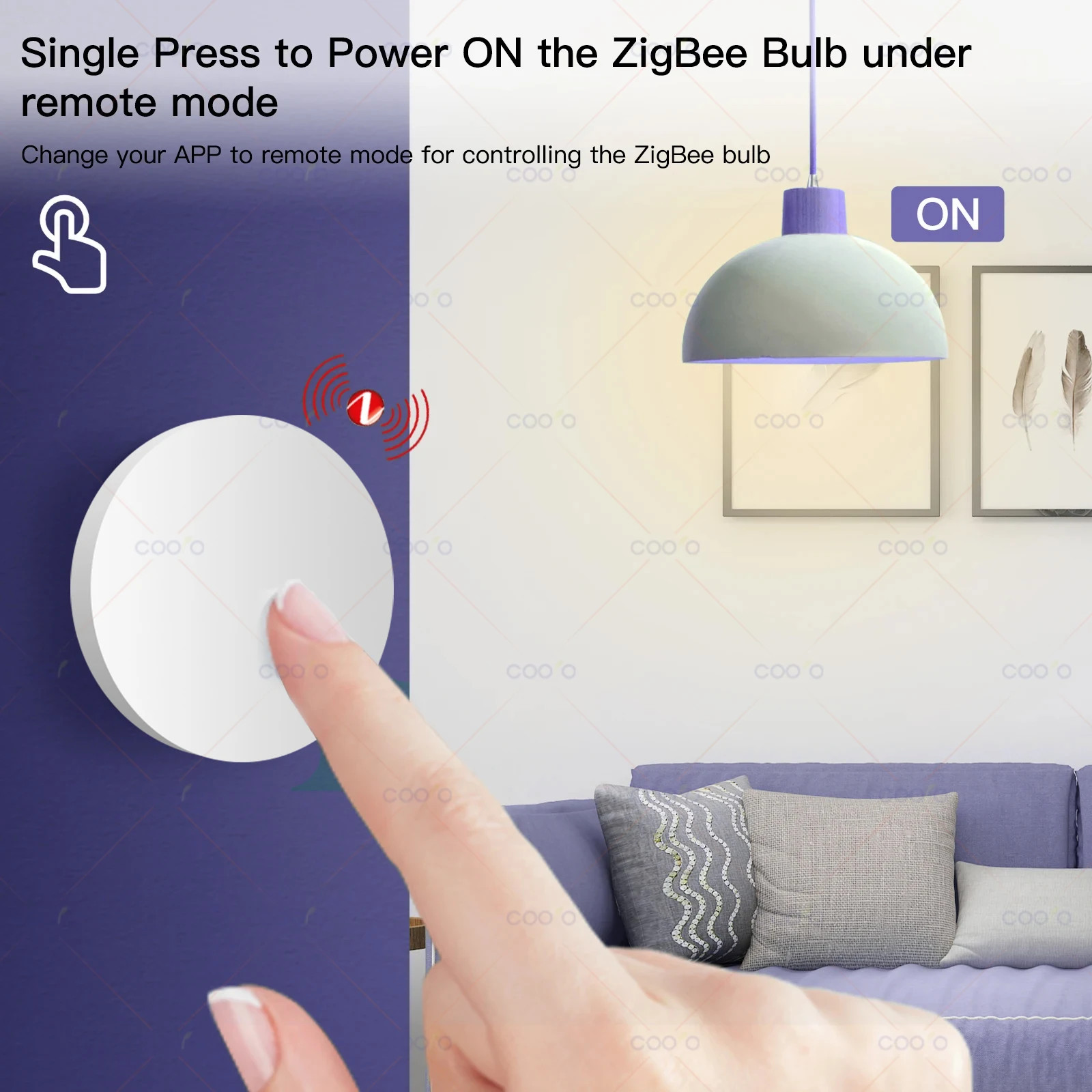 Button Scene Switch Intelligent Linkage Smart Wireless Wall Push Button Home New