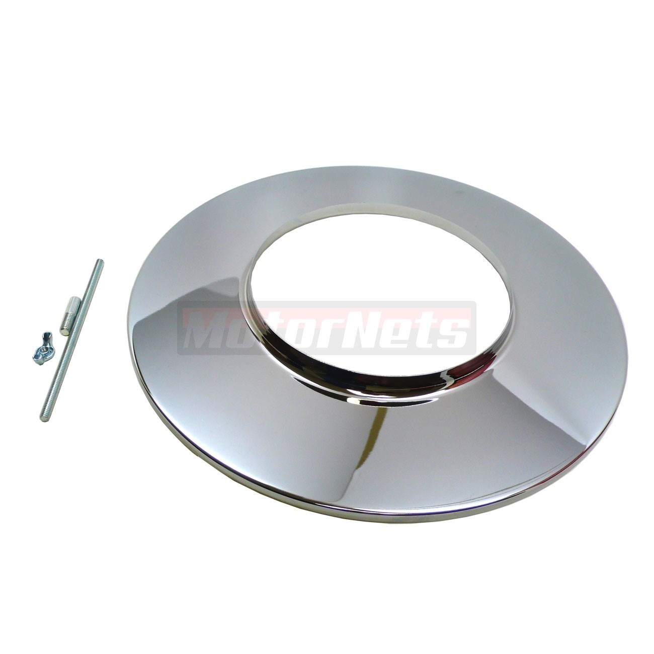 14" Chrome Air cleaner Dominator base bottom SBC BBC Chevy Ford Mopar 7-5/16"