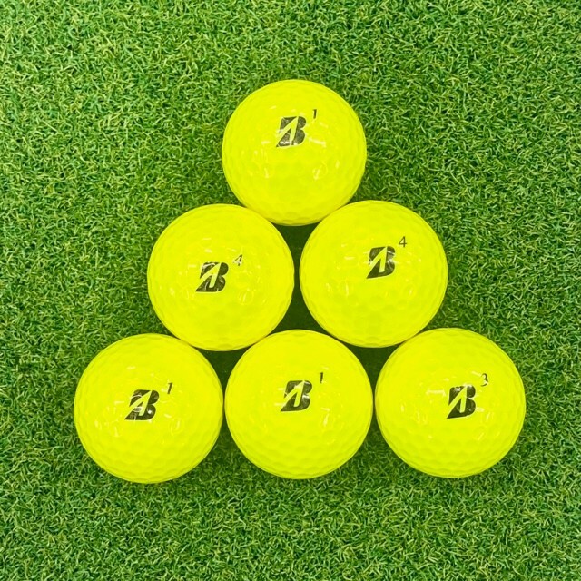 24 Bridgestone e6 Yellow Used Golf Balls 5A Mint Condition Lot