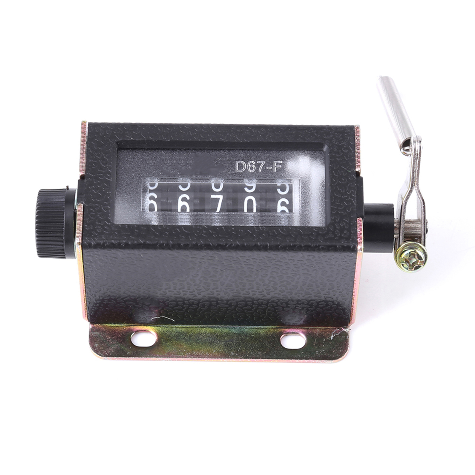 D67‑F 5 Digit Mechanical Resettable Manual Hand Pull Stroke Tally Counter