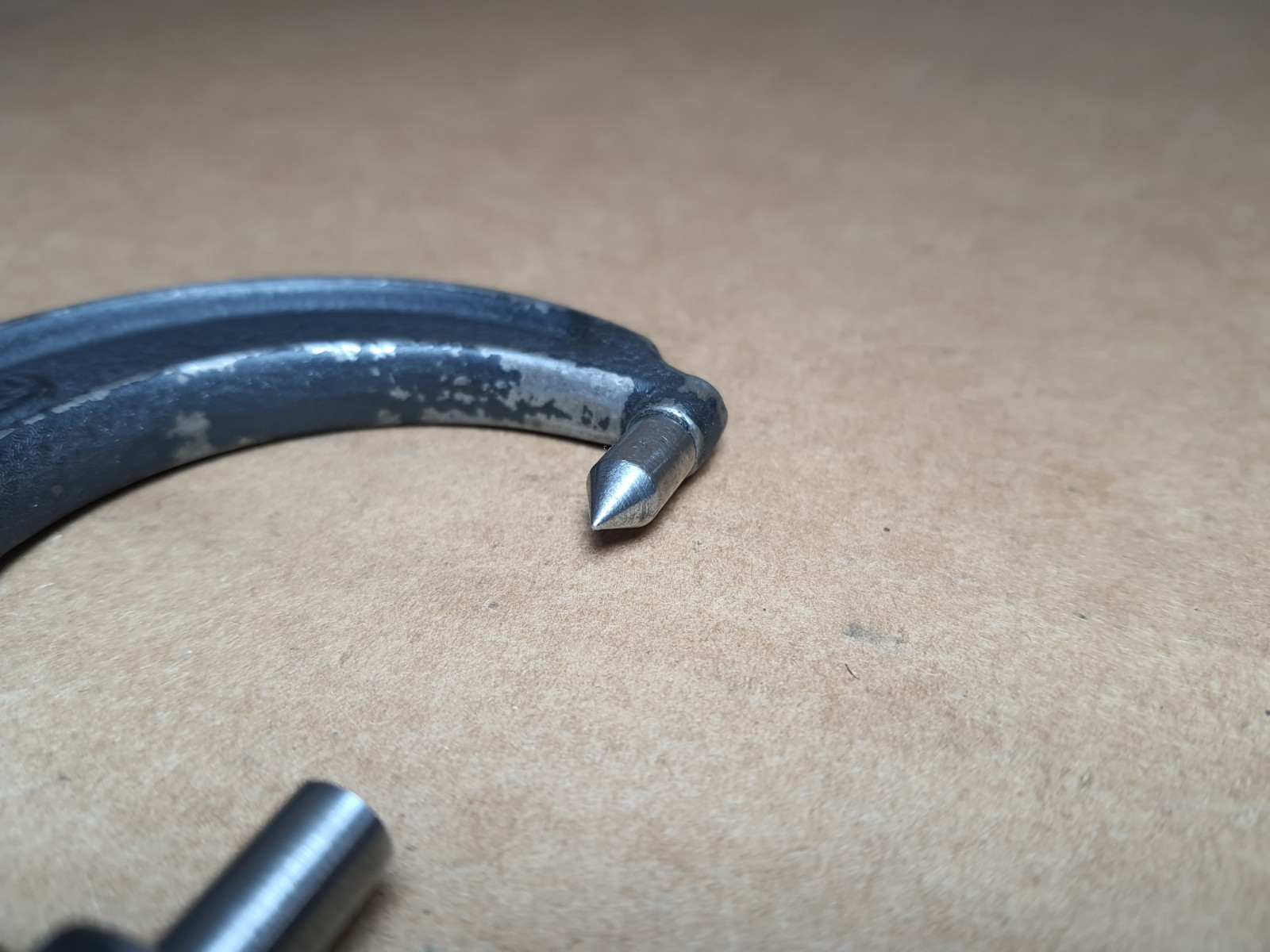 Central Tool Single Point OD Micrometer (.3" - 1.3") Flat Spindle, Pointed Anvil