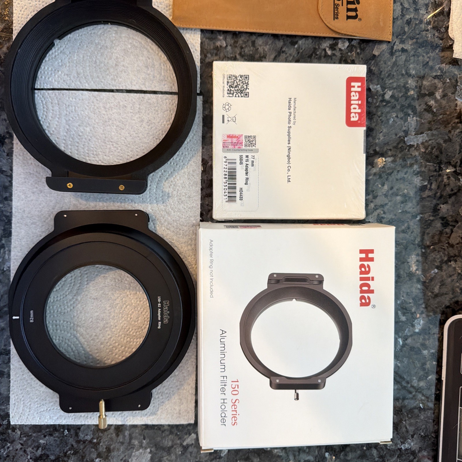100x150mm Filter Holder & Hitech 150mm Grad Filters & 2 Lens Rings 77-82mm