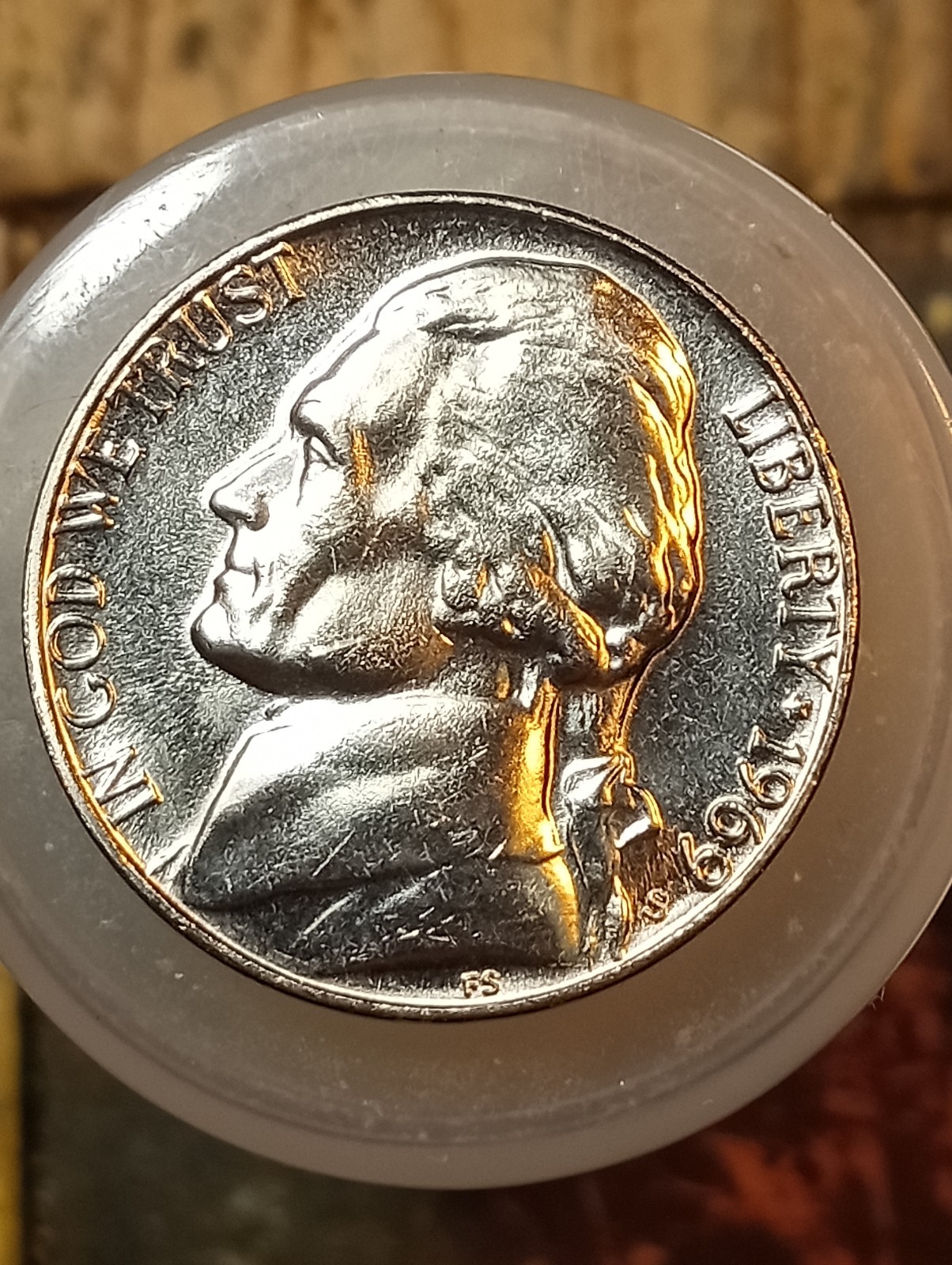 1969-S Jefferson Nickel MS/BU DDO/RPM.