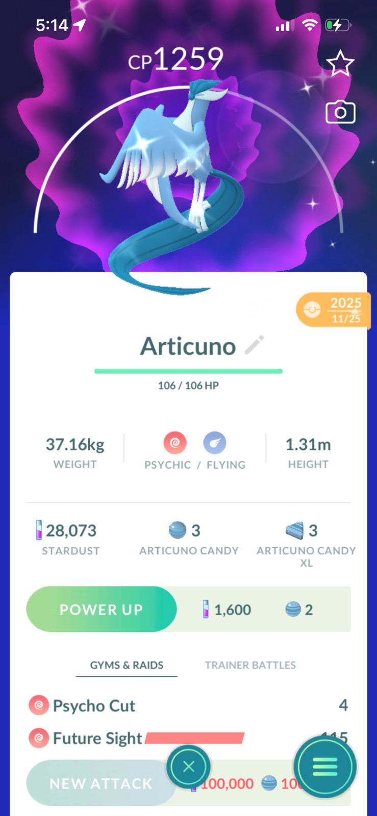 Shiny Galarian Articuno | Pokémon GO | Mini PTC