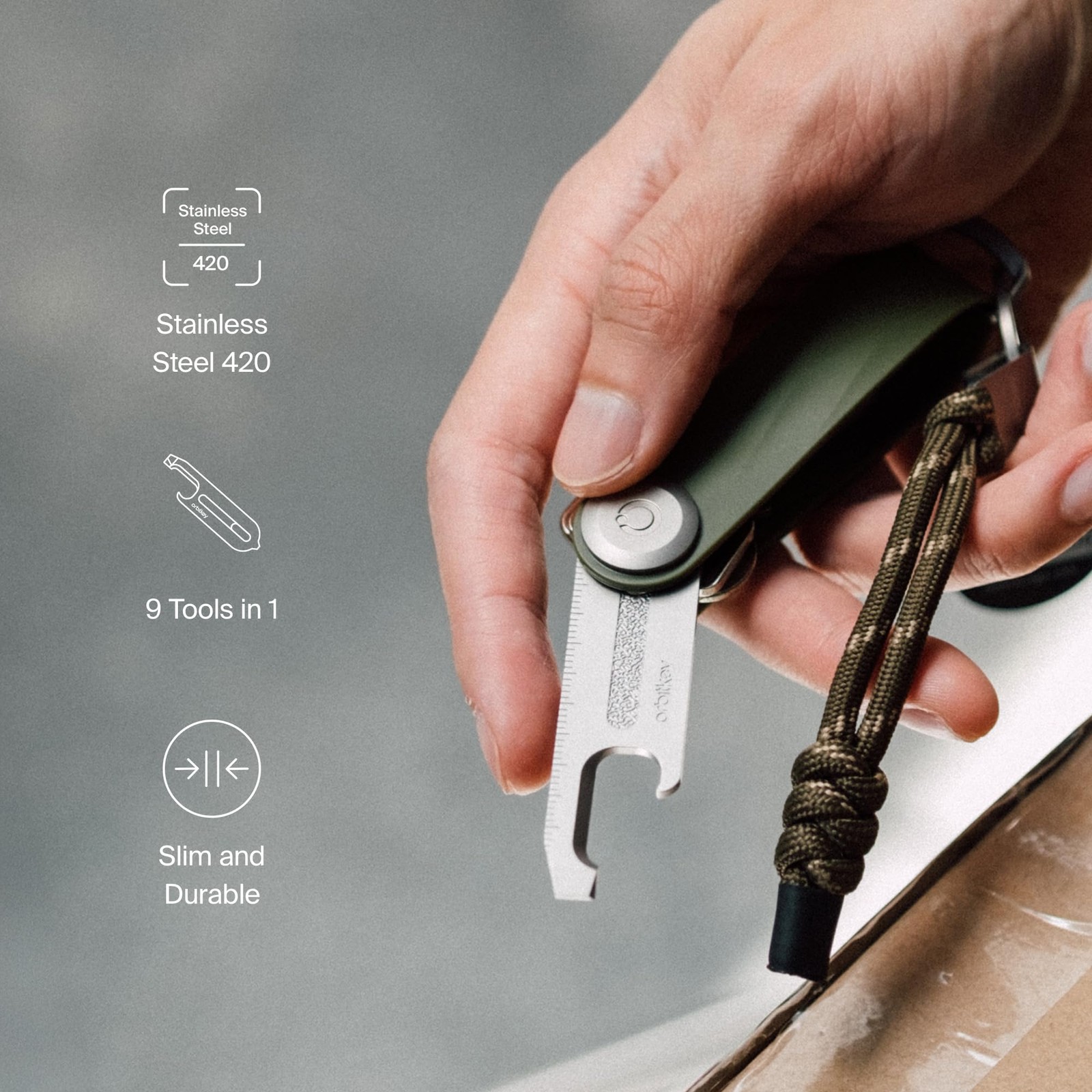 Orbitkey Multi-Tool V2 - Silver One,