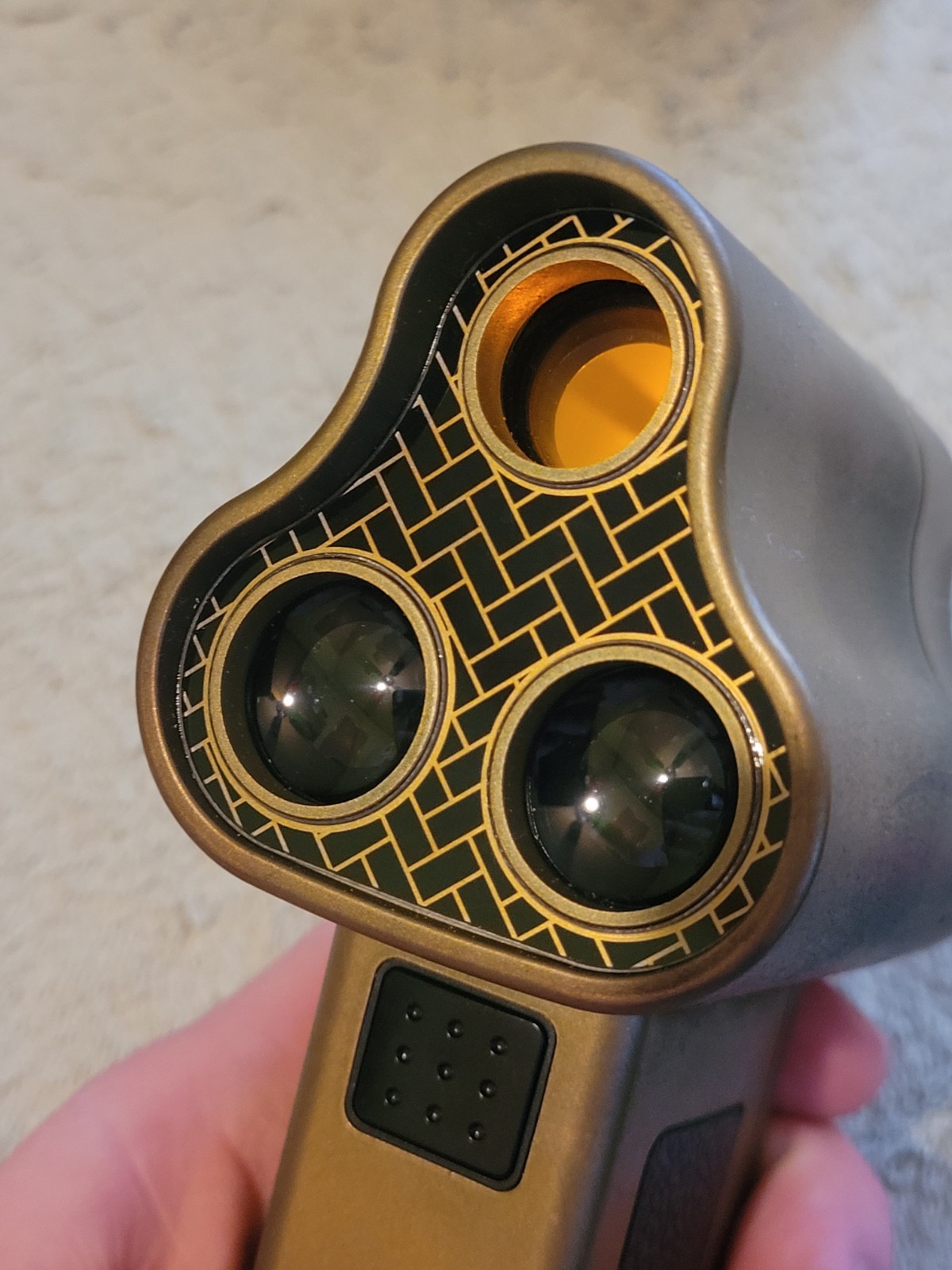 Laser Link Gold NFE Rangefinder with Case And Battery Tested Working